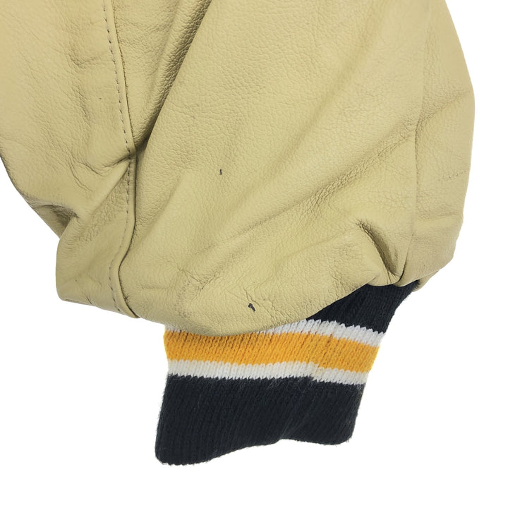 90'S ROCK CREEK ATHLETICS Wool Leather Sleeve Varsity Jacket Award Jacket Made in USA Men's XL /eaa397578