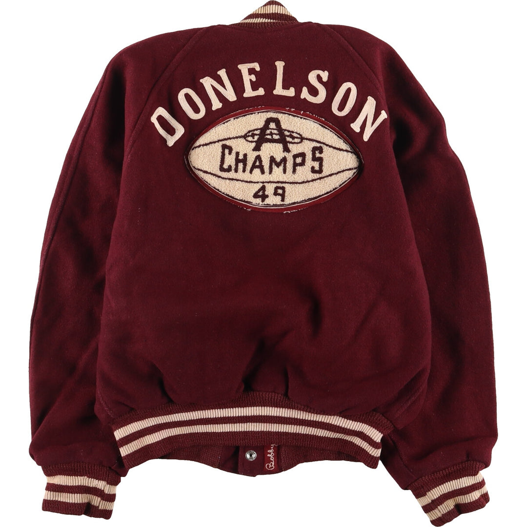 70s~80'S UNKNOWN Wool Stadium Jacket Award Jacket Varsity Jacket Men's S Vintage /eaa397582