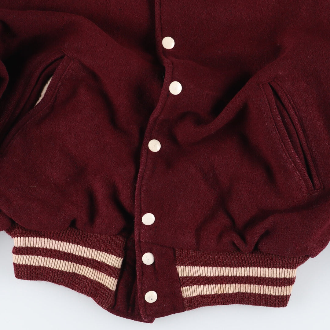 70s~80'S UNKNOWN Wool Stadium Jacket Award Jacket Varsity Jacket Men's S Vintage /eaa397582