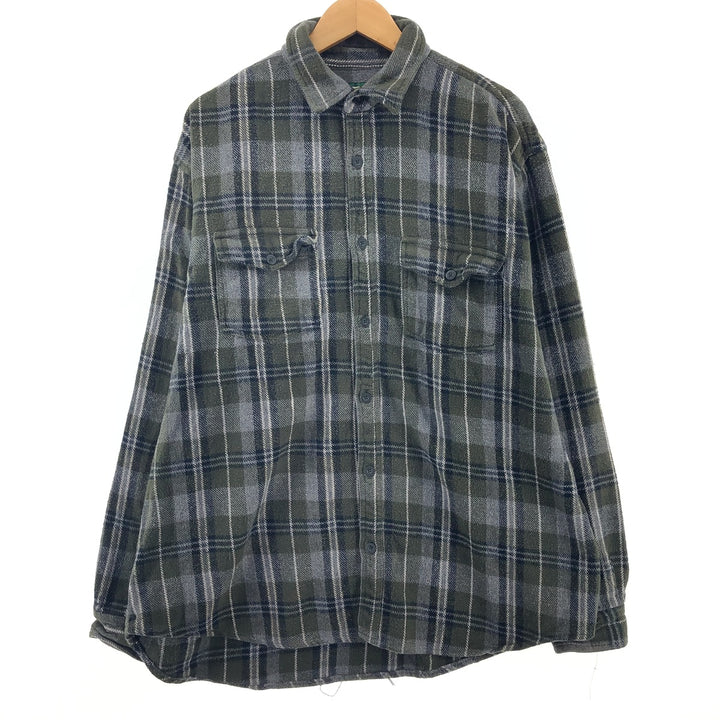 OZARK TRAIL Long Sleeve Heavy Flannel Check Shirt Men's XL /eaa397692