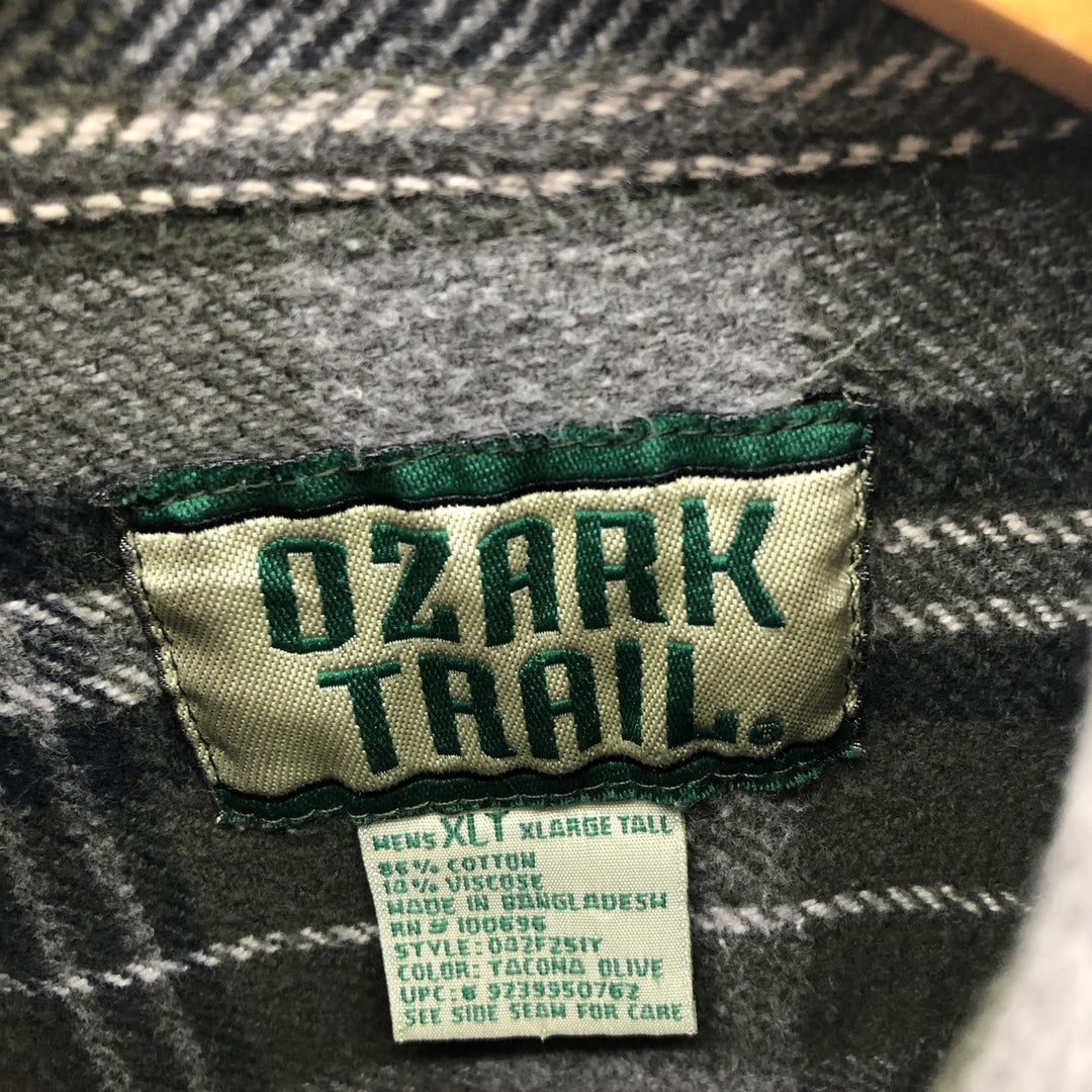 OZARK TRAIL Long Sleeve Heavy Flannel Check Shirt Men's XL /eaa397692