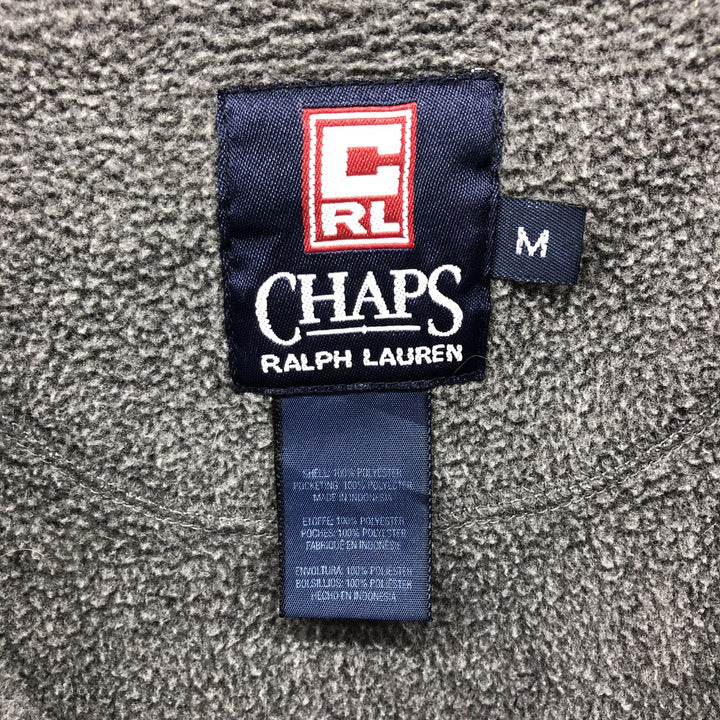 90'S Ralph Lauren CHAPS Half Zip Fleece Pullover Men's M Vintage /eaa397826