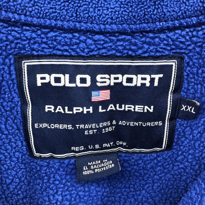 90'S Ralph Lauren POLO SPORT Polo Sport Fleece Pullover Men's XXL Vintage /eaa397878