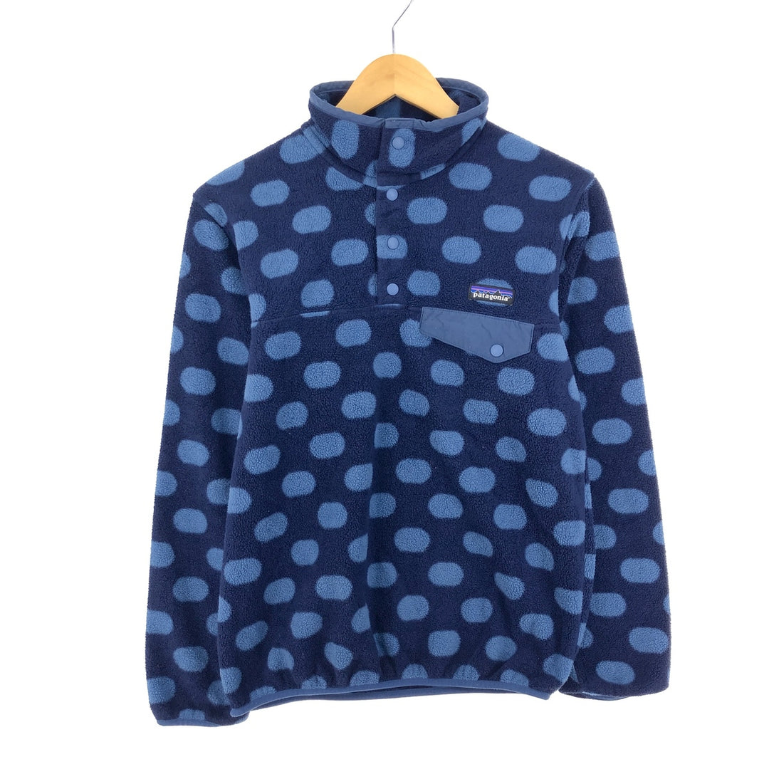 2014 Patagonia Synchilla Snap T 25455FA14 All-over print fleece pullover Women's XS /eaa397885