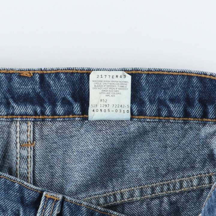 90'S Levi's 505 REGULAR FIT STRAIGHT LEG tapered denim pants made in USA men's w33 vintage /eaa397937