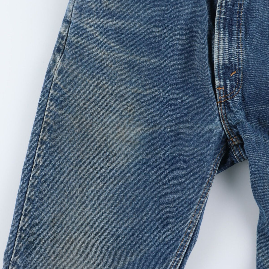 90'S Levi's 505 REGULAR FIT STRAIGHT LEG tapered denim pants made in USA men's w33 vintage /eaa397937