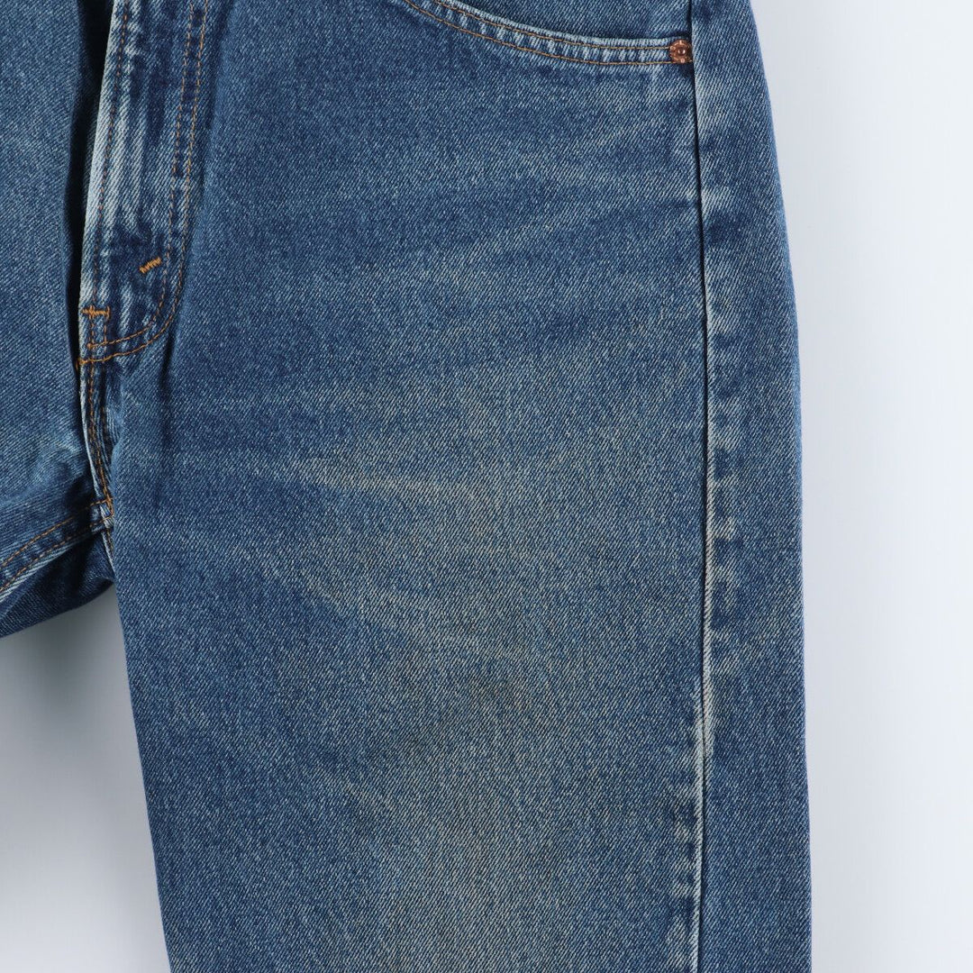 90'S Levi's 505 REGULAR FIT STRAIGHT LEG tapered denim pants made in USA men's w33 vintage /eaa397937