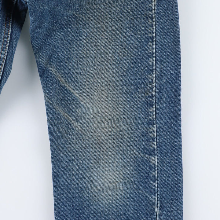 90'S Levi's 505 REGULAR FIT STRAIGHT LEG tapered denim pants made in USA men's w33 vintage /eaa397937