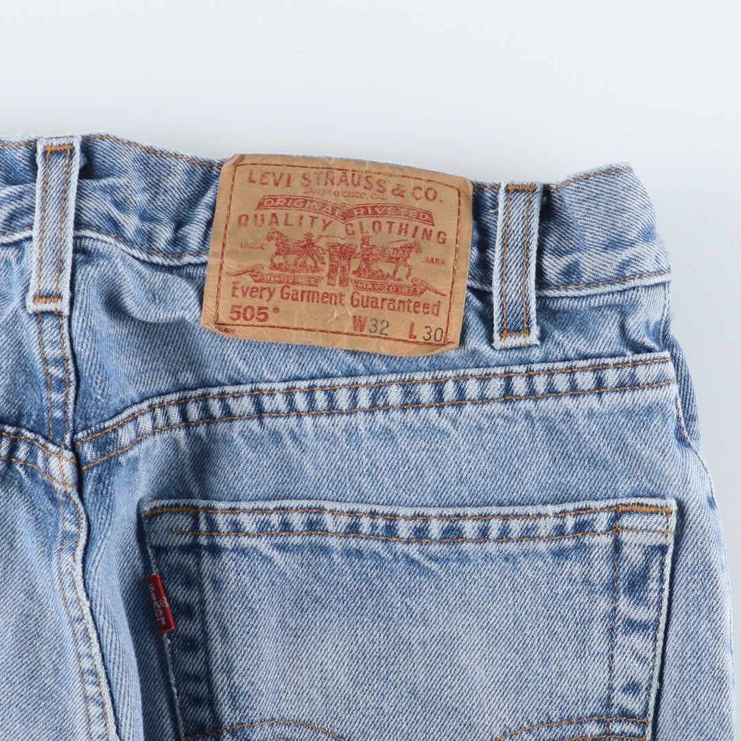 Levi's 505 REGULAR FIT STRAIGHT LEG tapered denim pants for men w32 / eaa397948