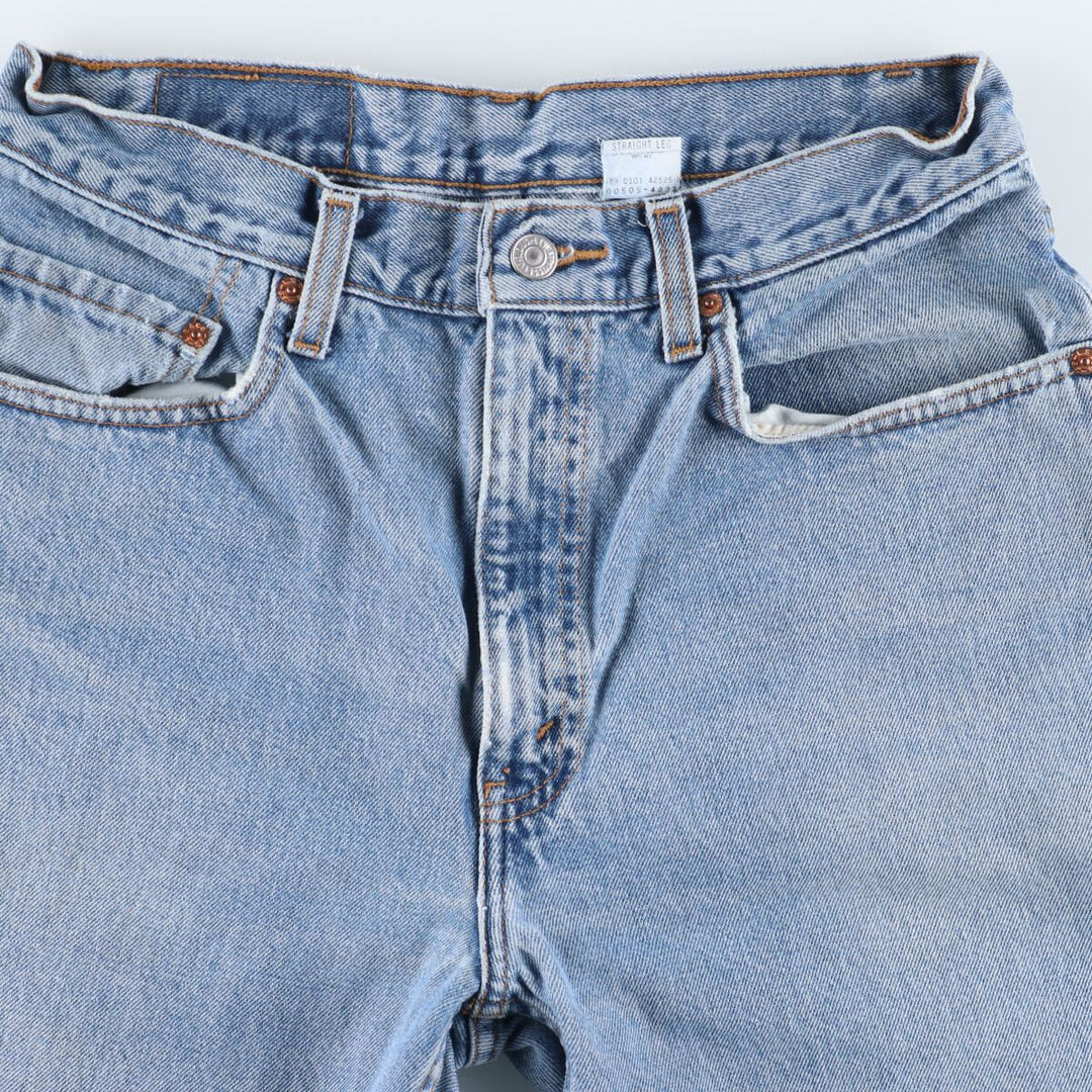 Levi's 505 REGULAR FIT STRAIGHT LEG tapered denim pants for men w32 / eaa397948