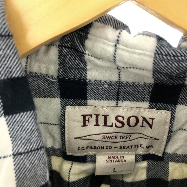 Filson FILSON Long Sleeve Light Nell Check Shirt Men's L /eaa398170