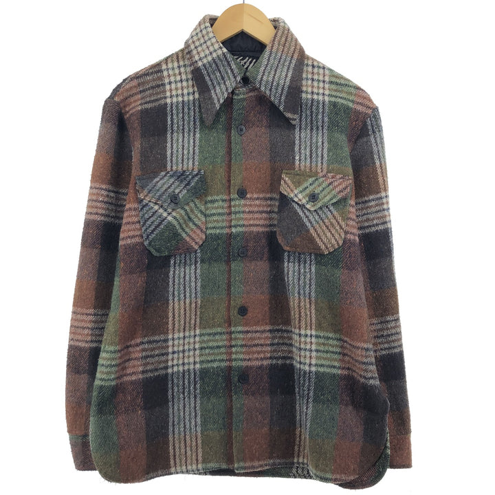 HUNTER'S GEAR Long Sleeve Heavy Flannel Check Shirt Men's M /eaa398400