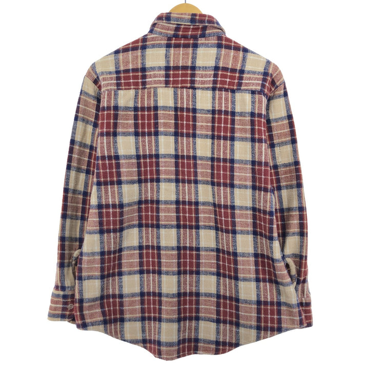 VIP Long Sleeve Flannel Check Shirt Men's L Vintage /eaa398402