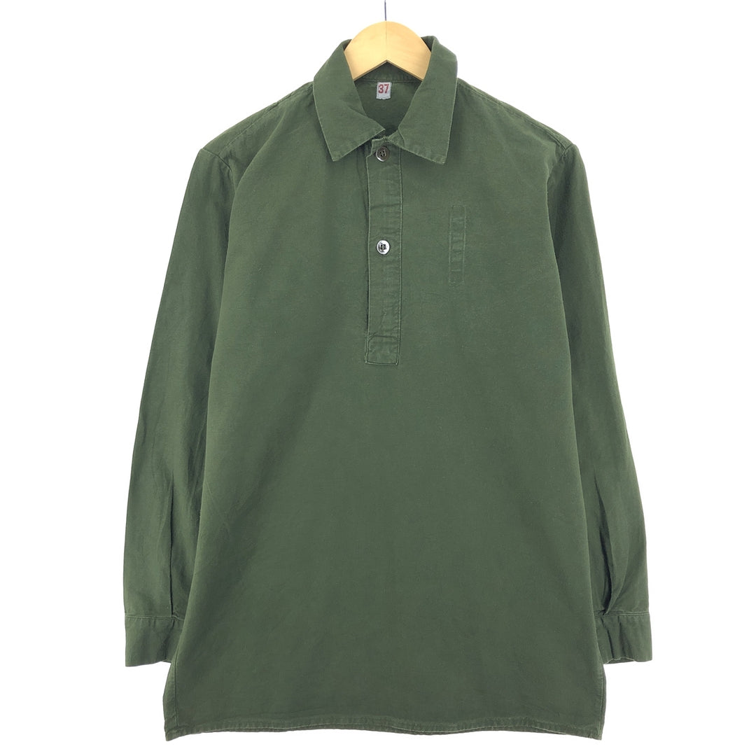 Swedish military genuine M-55 military shirt size 37 men's M vintage / eaa398539