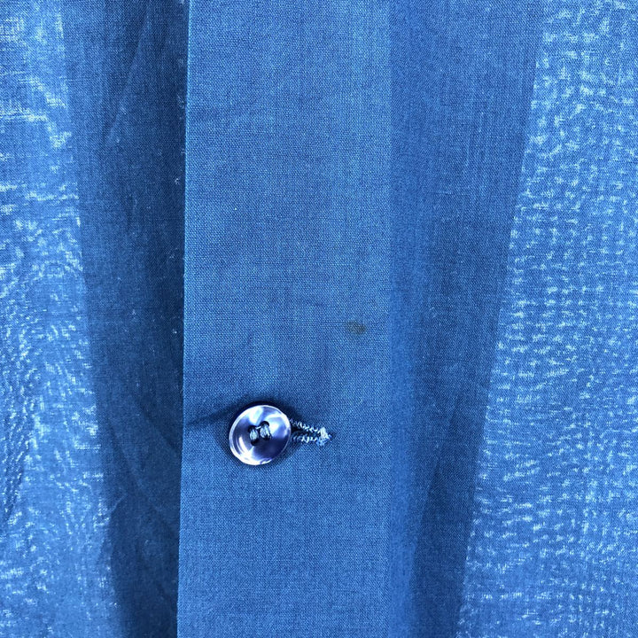 Big size 60s-70'S Arrow DECTON open collar long sleeve polycotton shirt men's XXXL vintage /eaa398546