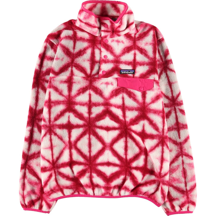 Patagonia Synchilla Snap T STY25455SP15 All-over print fleece pullover, women's size S [Elle] / eaa398667