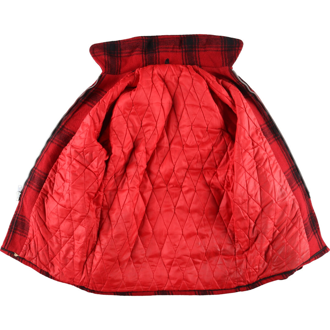 UNKNOWN Check Pattern Wool Jacket Men's XL Vintage /eaa398707