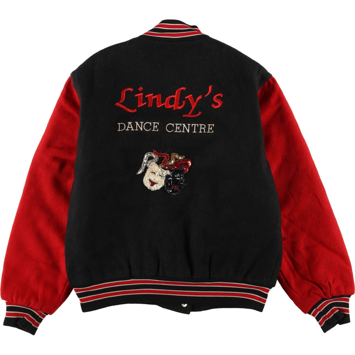 ~90'S Back Embroidery Wool Stadium Jacket Award Jacket Varsity Jacket Women's S Vintage /eaa398708