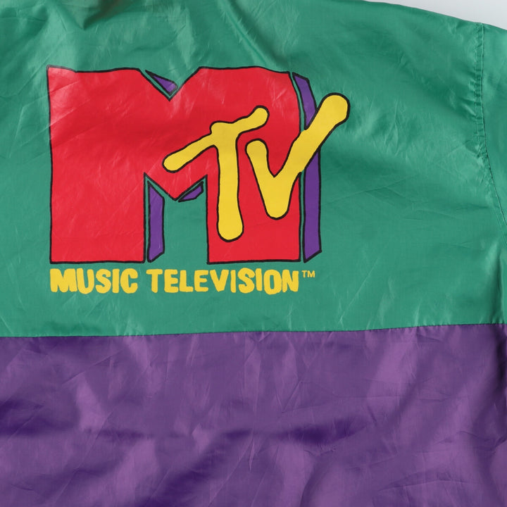 MTV Back Print Windbreaker Men's XL /eaa398754