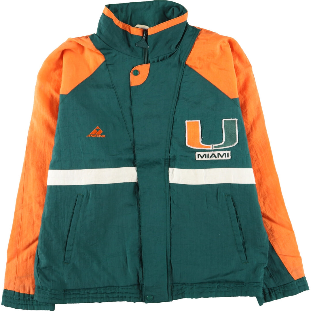 90'S APEX ONE VARSITY College Nylon Jacket Men's XL Vintage /eaa398756