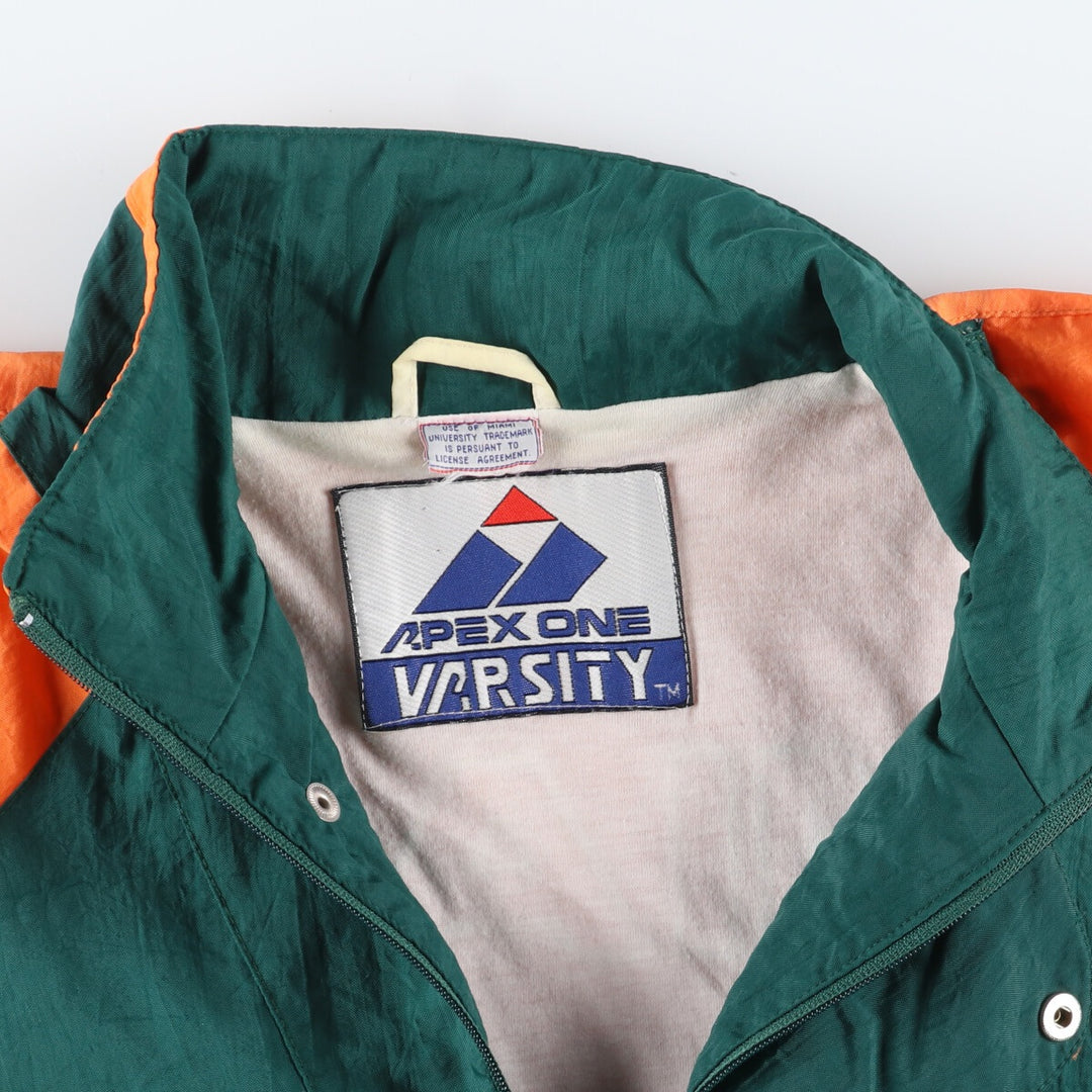 90'S APEX ONE VARSITY College Nylon Jacket Men's XL Vintage /eaa398756