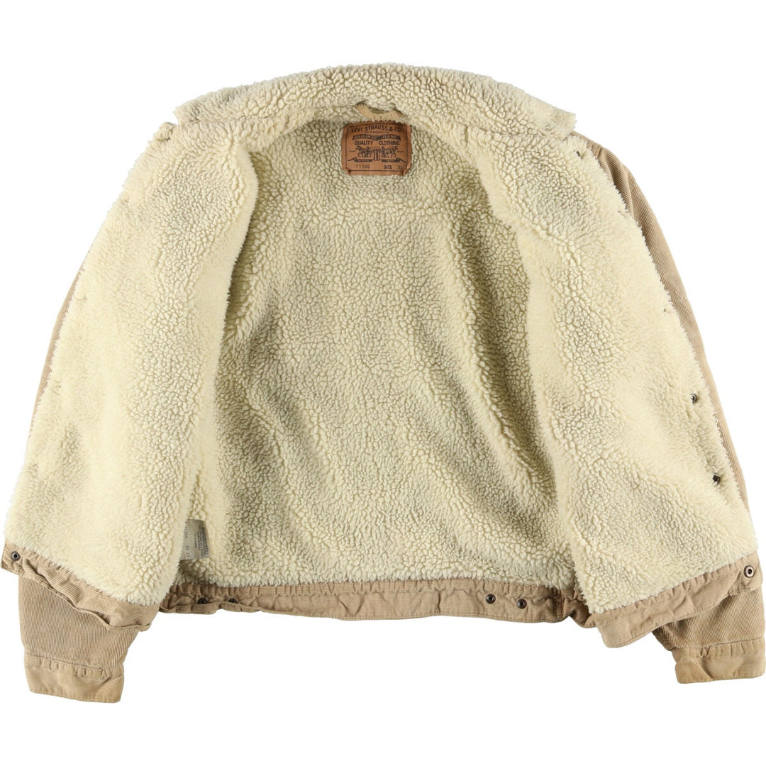 90'S Levi's 71500 Euro Model Corduroy Boa Jacket Men's XL Vintage /eaa398776