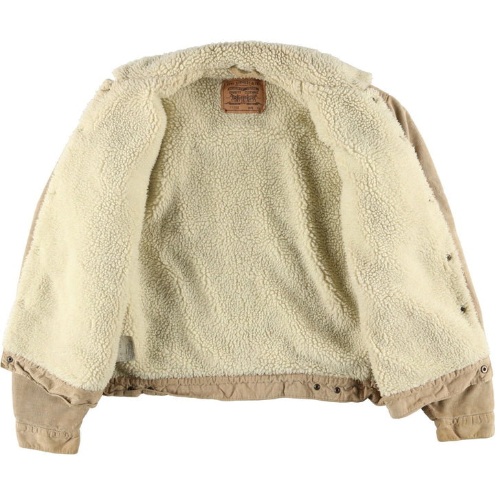 90'S Levi's 71500 Euro Model Corduroy Boa Jacket Men's XL Vintage /eaa398776