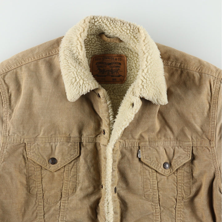 90'S Levi's 71500 Euro Model Corduroy Boa Jacket Men's XL Vintage /eaa398776