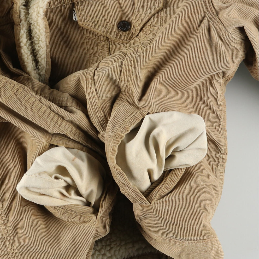 90'S Levi's 71500 Euro Model Corduroy Boa Jacket Men's XL Vintage /eaa398776