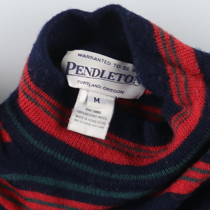 Pendleton Multi-Border Pattern Merino Wool Sweater Women's M [Eluru] /eaa398788