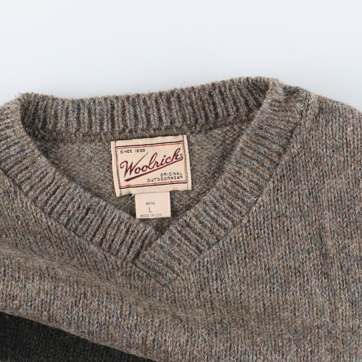 90'S WOOLRICH Wool knit sweater made in USA, men's L, vintage /eaa398895