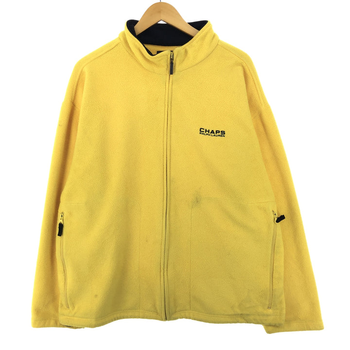 90'S Ralph Lauren CHAPS fleece jacket, men's L, vintage / eaa398905