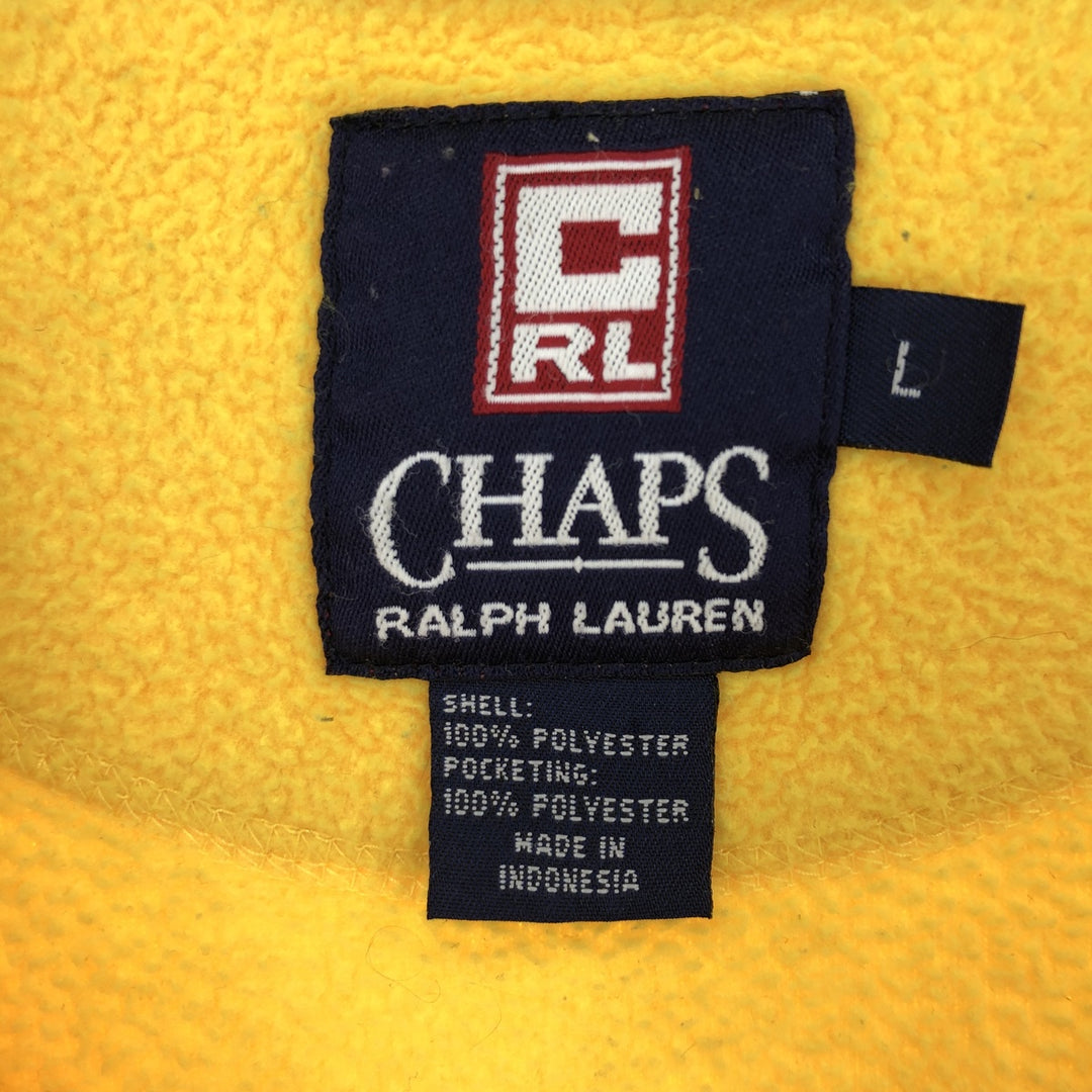 90'S Ralph Lauren CHAPS fleece jacket, men's L, vintage / eaa398905