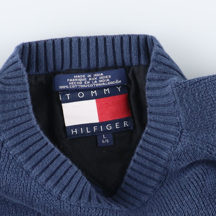 90'S Tommy Hilfiger Cotton Knit Sweater Men's Size L Vintage /eaa399002