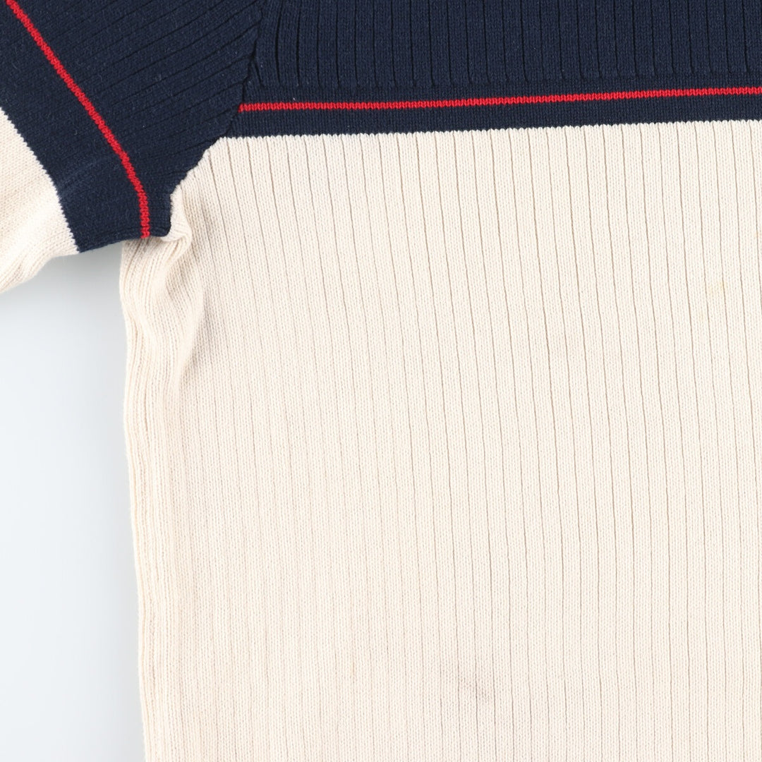 90'S Ralph Lauren POLO JEANS COMPANY Turtleneck Cotton Knit Sweater Made in Australia Men's XL /eaa399008