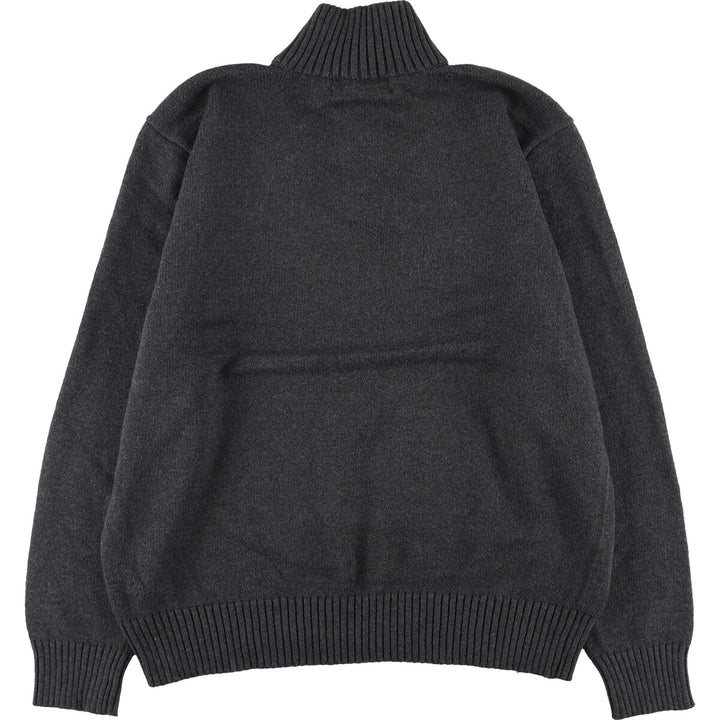 Ralph Lauren POLO by Ralph Lauren High-neck cotton knit half-button sweater Men's XL equivalent /eaa399028