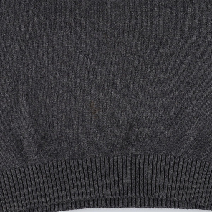 Ralph Lauren POLO by Ralph Lauren High-neck cotton knit half-button sweater Men's XL equivalent /eaa399028