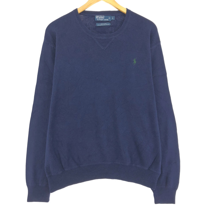 Ralph Lauren POLO by Ralph Lauren Cotton Knit Sweater Men's L /eaa399043