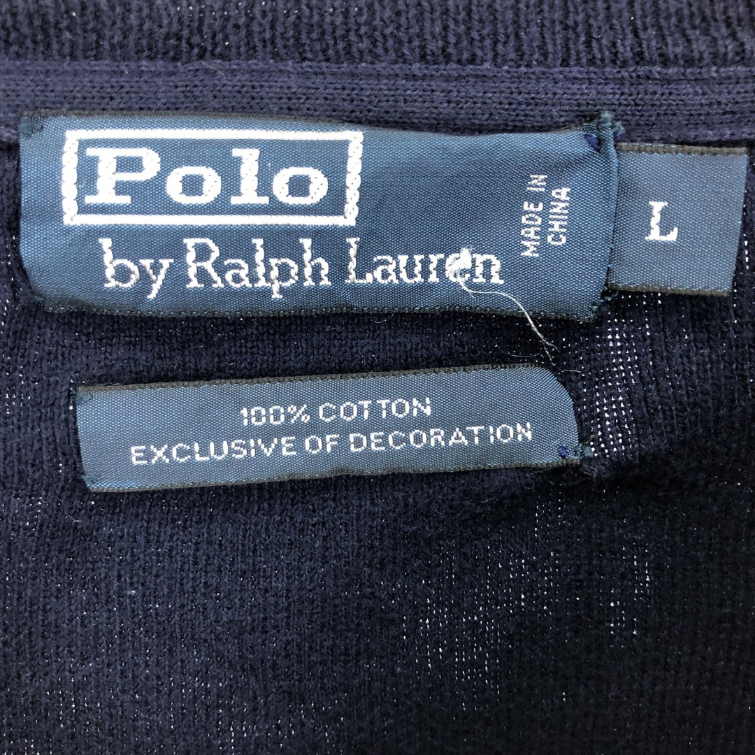 Ralph Lauren POLO by Ralph Lauren Cotton Knit Sweater Men's L /eaa399043