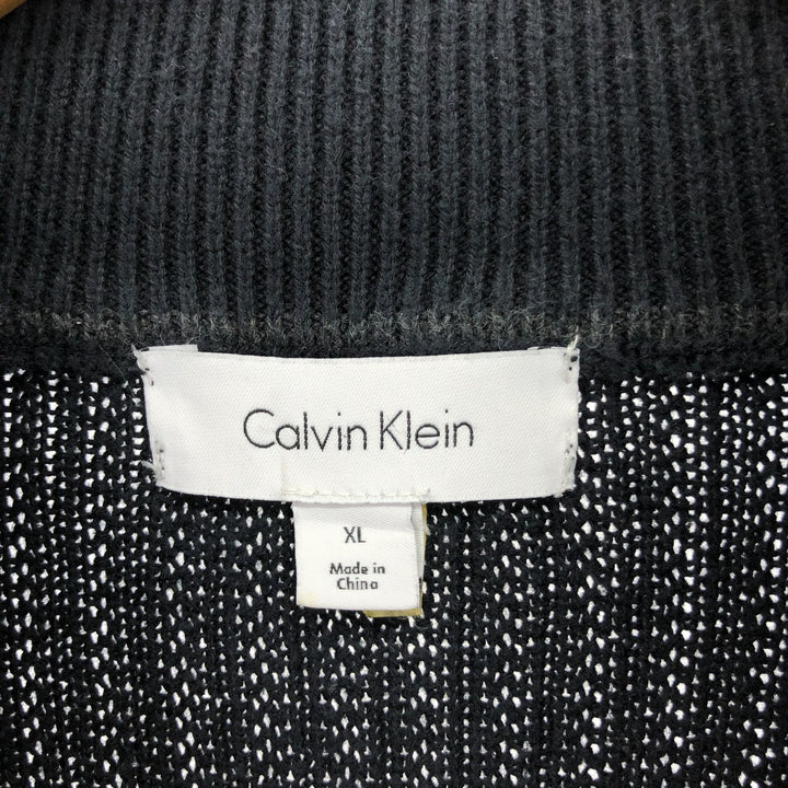 Calvin Klein Full Zip Knit Sweater Men's XL /eaa399067