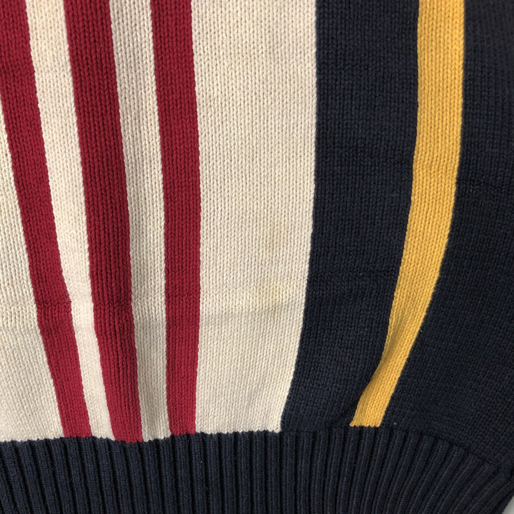 90'S Tommy Hilfiger Cotton Knit Sweater, Men's Size L cotton white type Vintage Second Hand