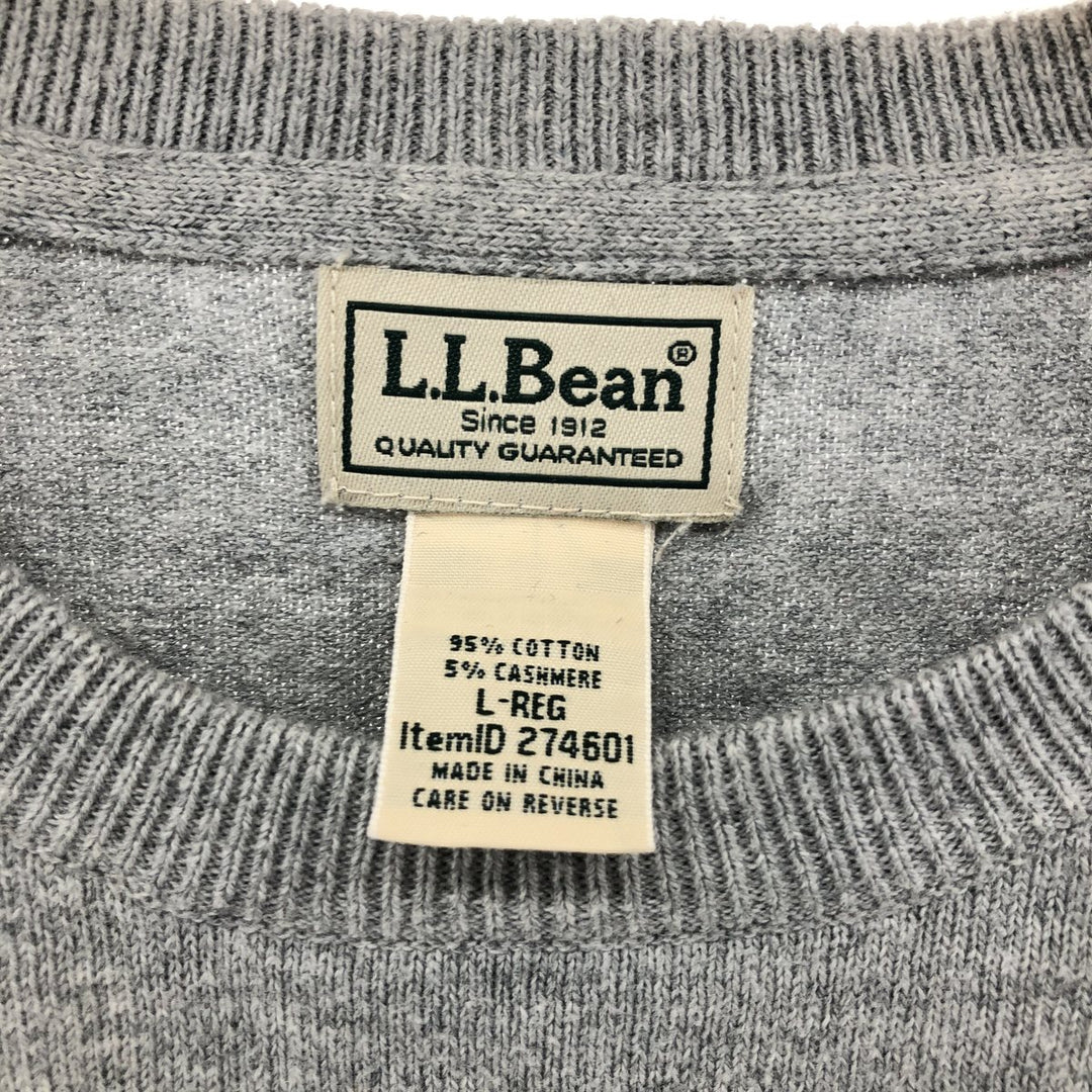 00'S LLBean Cotton Knit Sweater Men's L /eaa399217