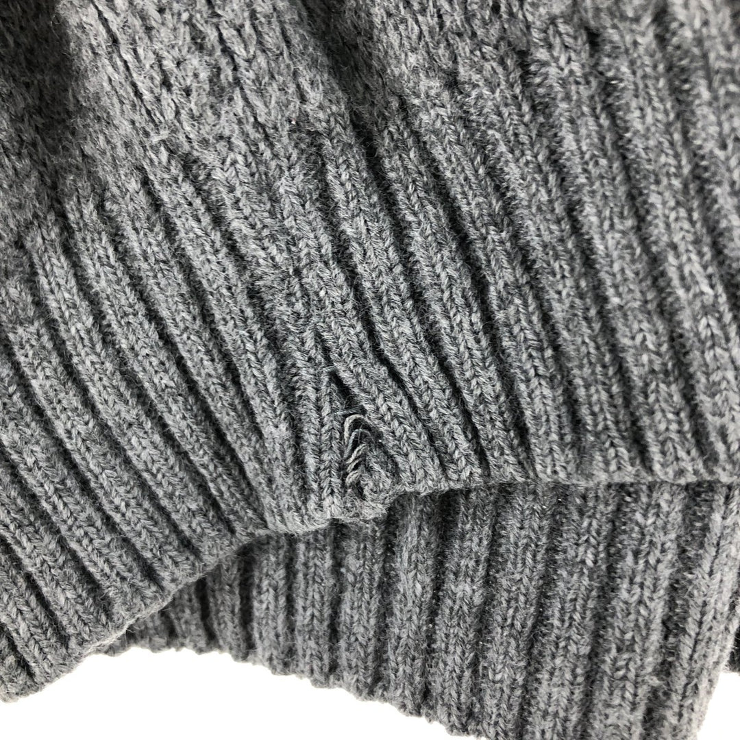 PREMIER MAN Argyle Pattern Acrylic Knit Sweater, Men's M size acrylic gray type Vintage Second Hand