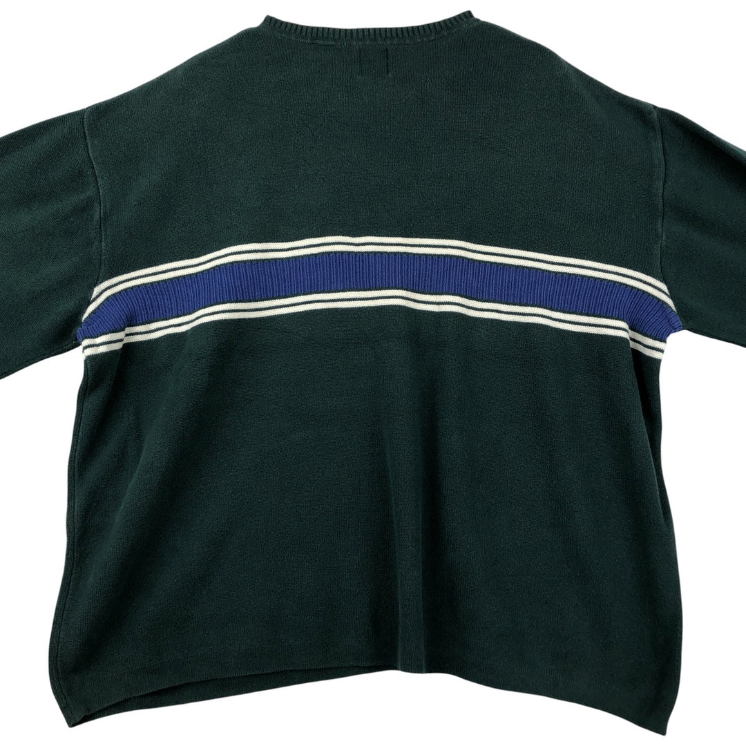 90'S GAP Vintage Cotton Knit Sweater, Men's XL cotton green type Vintage Second Hand