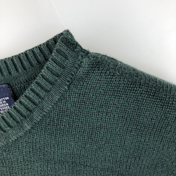 90'S GAP Vintage Cotton Knit Sweater, Men's XL cotton green type Vintage Second Hand