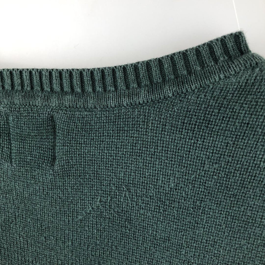 90'S GAP Vintage Cotton Knit Sweater, Men's XL cotton green type Vintage Second Hand