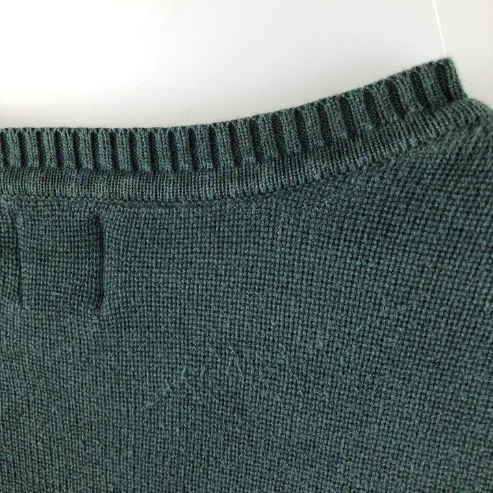 90'S GAP Vintage Cotton Knit Sweater, Men's XL cotton green type Vintage Second Hand