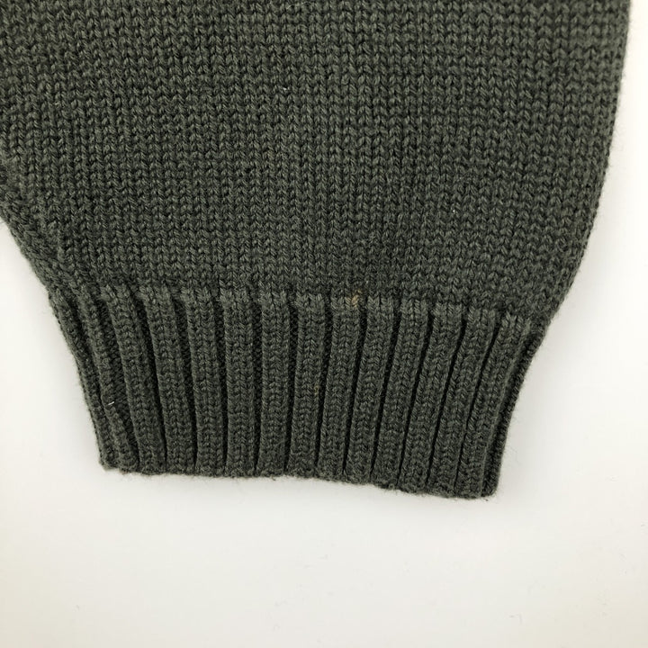 Eddie Bauer Cotton Knit Sweater, Men's XL cotton Khaki type Vintage Second Hand