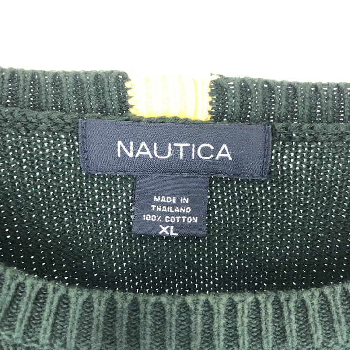 NAUTICA Cotton Knit Sweater Men's XL /eaa399355