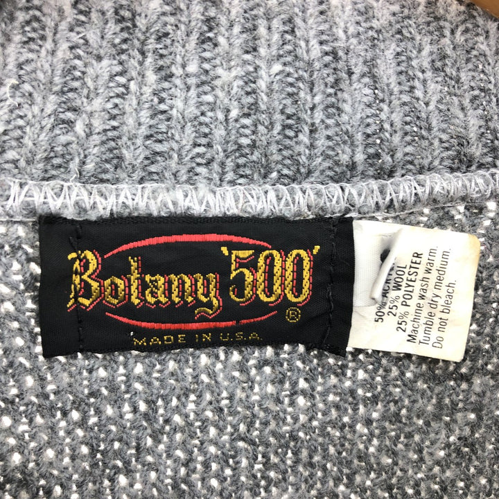 Botany 500 all-over print acrylic knit sweater made in USA, size M for men /eaa399365